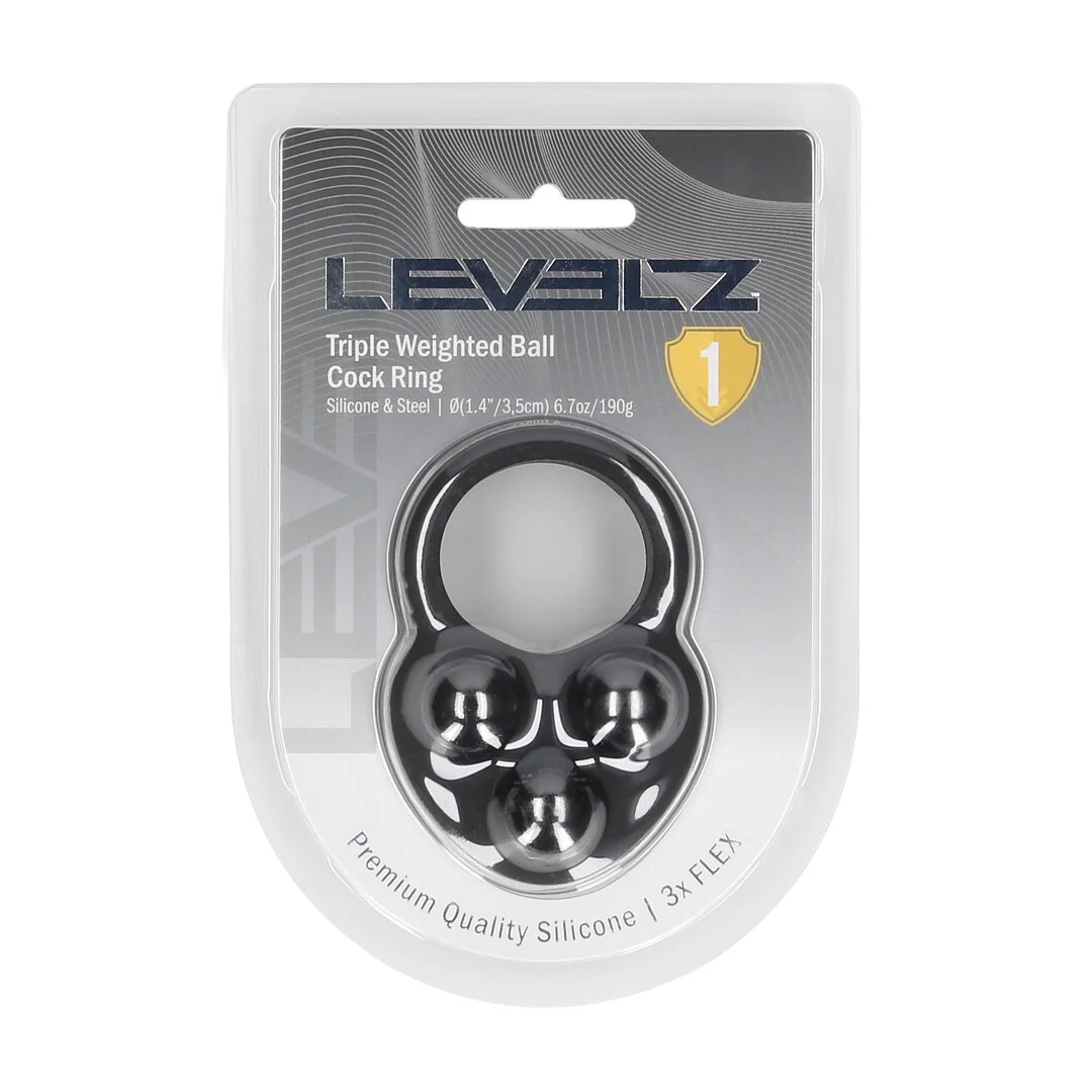 Levelz dreifach beschwerter Cockring – Bild 1