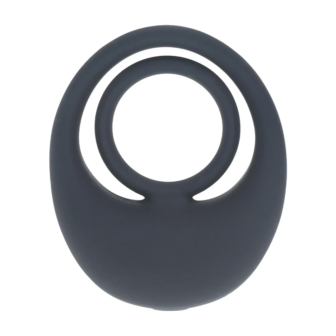 Levelz Vibrations Penisring mit Ballring, Schwarz – Bild 3