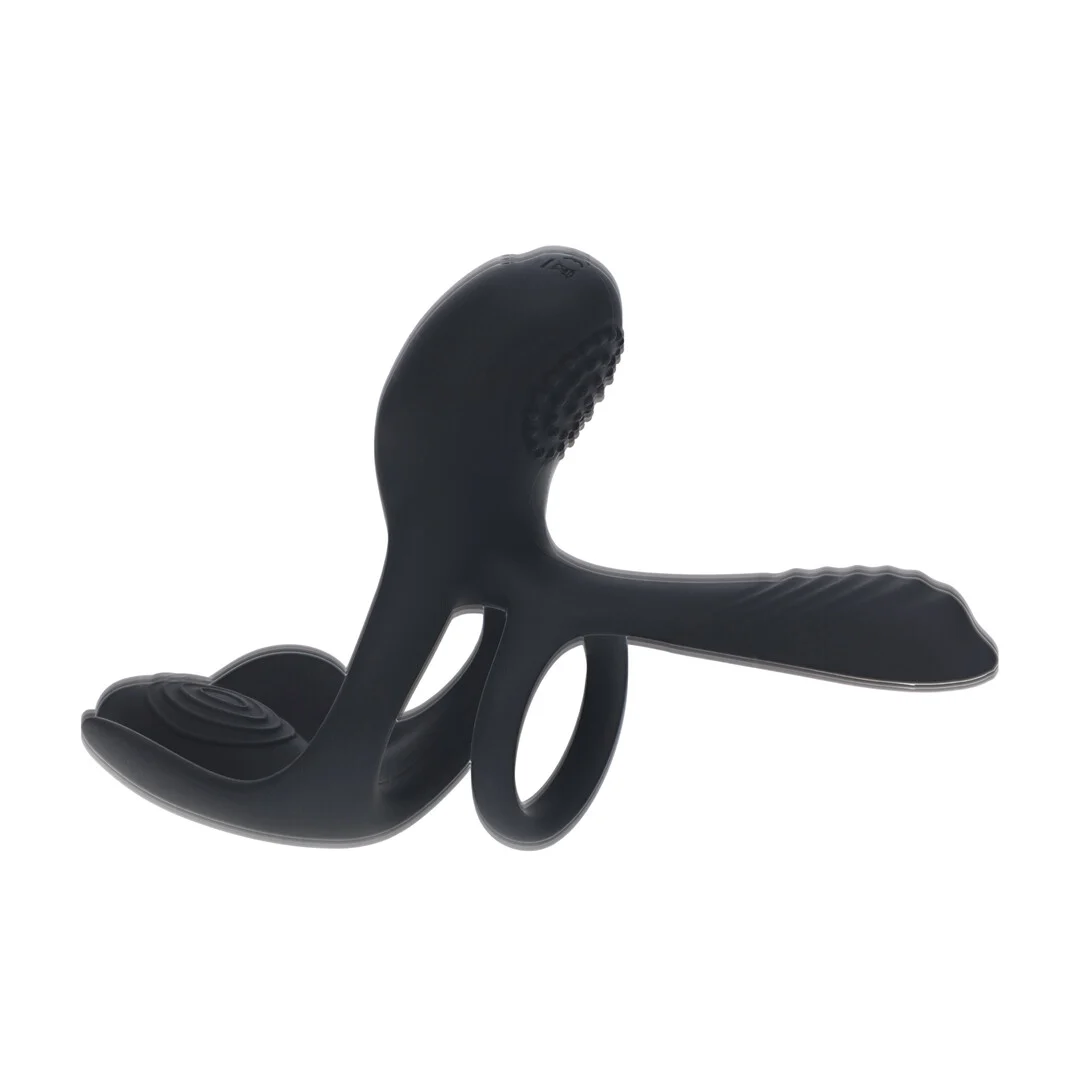 Levelz Vibrationscockring aus Silikon mit drei Motoren – Bild 5