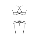 Magic Silk Set mit BH, Strapsgürtel und G String – Bild 12