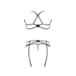 Magic Silk Set mit BH, Strapsgürtel und G String – Bild 5