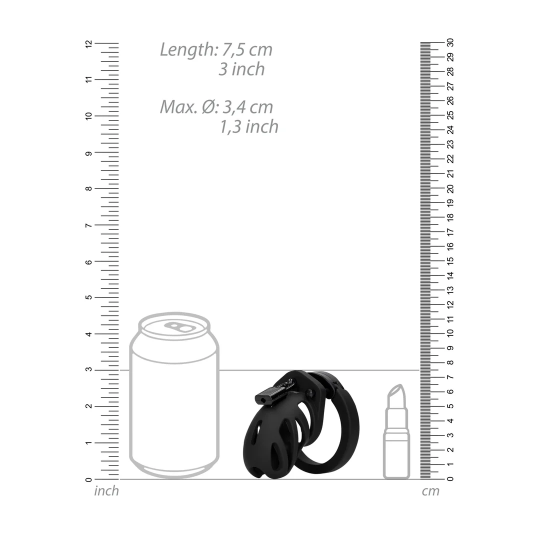 ManCage Model 23 Keuschheitskäfig, schwarz – Bild 6