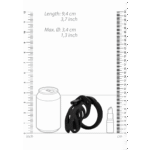 ManCage Model 24 Keuschheitskäfig 9 cm, schwarz – Bild 5