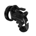 Keuschheitskäfig mit verstellbaren Ringen – Schwarz – Bild 6