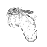 Keuschheitskäfig mit verstellbaren Ringen – Schwarz – Bild 12
