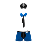 Officer Kostüm für Rollenspiele mit markanten Details – Male Power – Bild 8