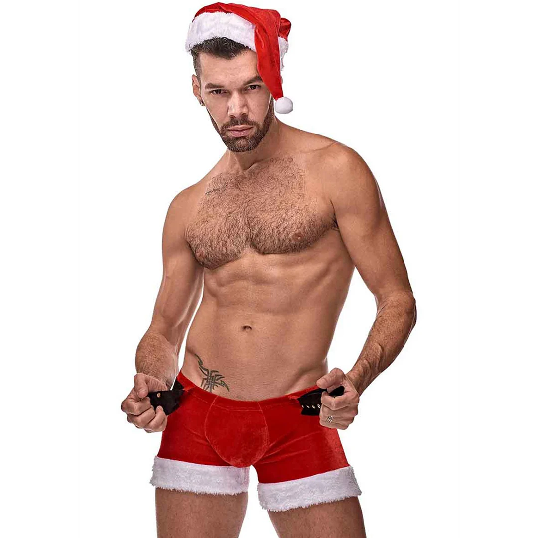 MPC007RELX-5 Rollenspiel Dessouskostüm mit Plüsch für verspielte Partylooks von Male Power – Bild 1