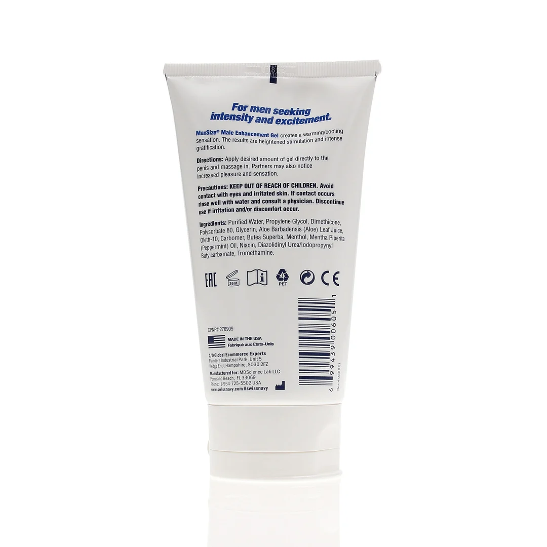 Erregungsgel – MAX Size Male Enhancement Creme 150 ml – Bild 1