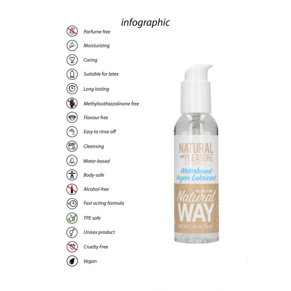 Natural Pleasure veganes Gleitgel auf Wasserbasis