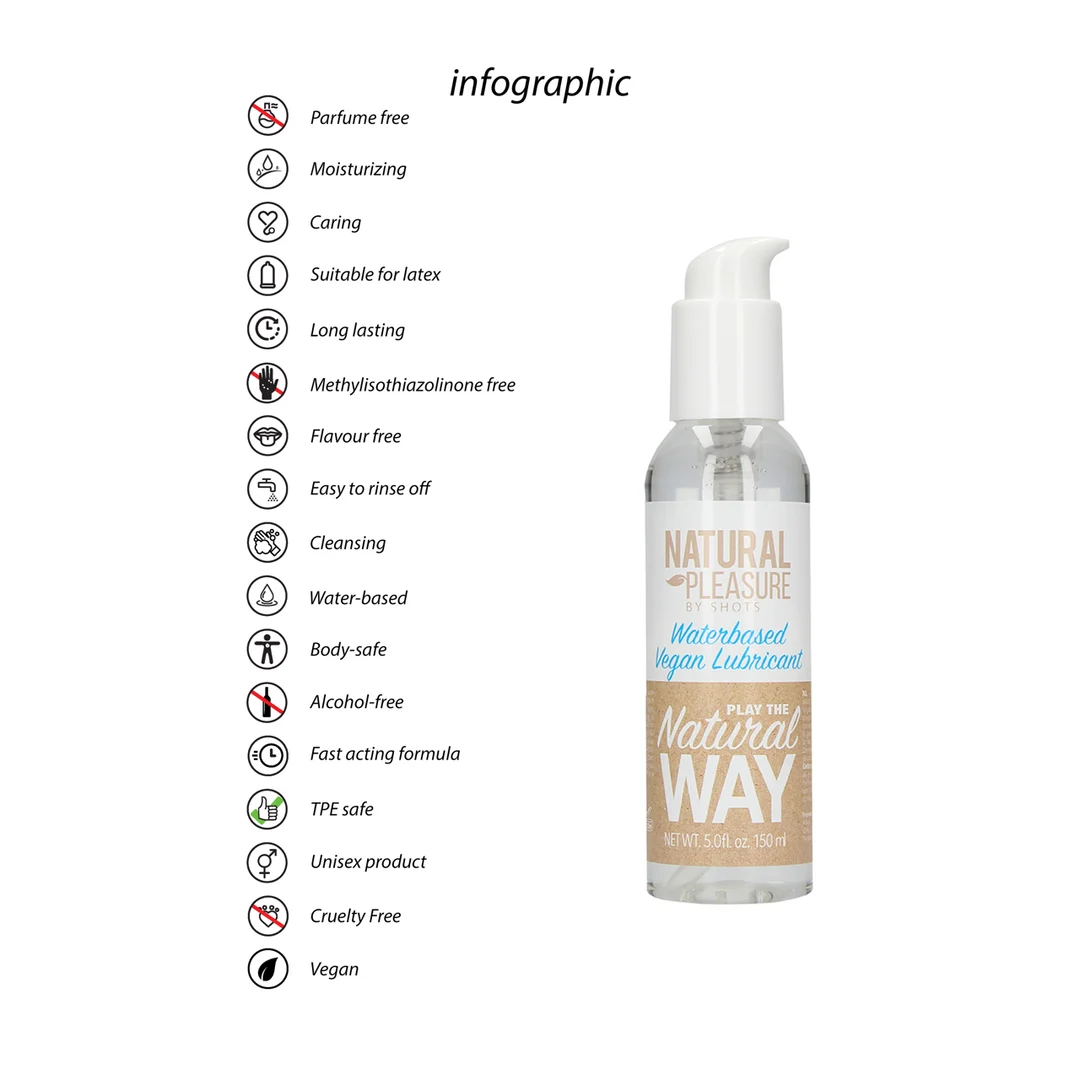 NAT005-11 Natural Pleasure veganes Gleitgel auf Wasserbasis – Bild 1