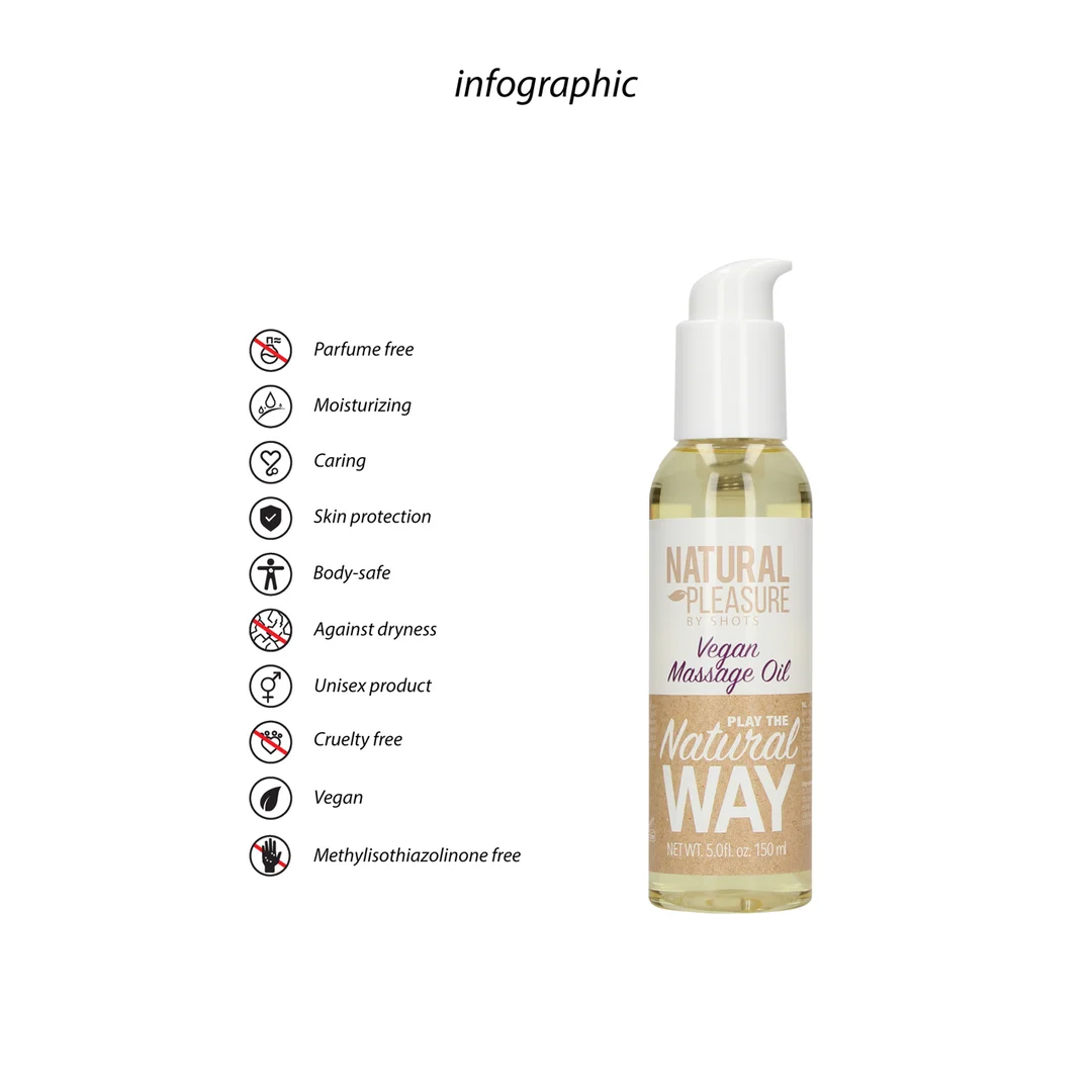 Natural Pleasure veganes Massageöl – Bild 1