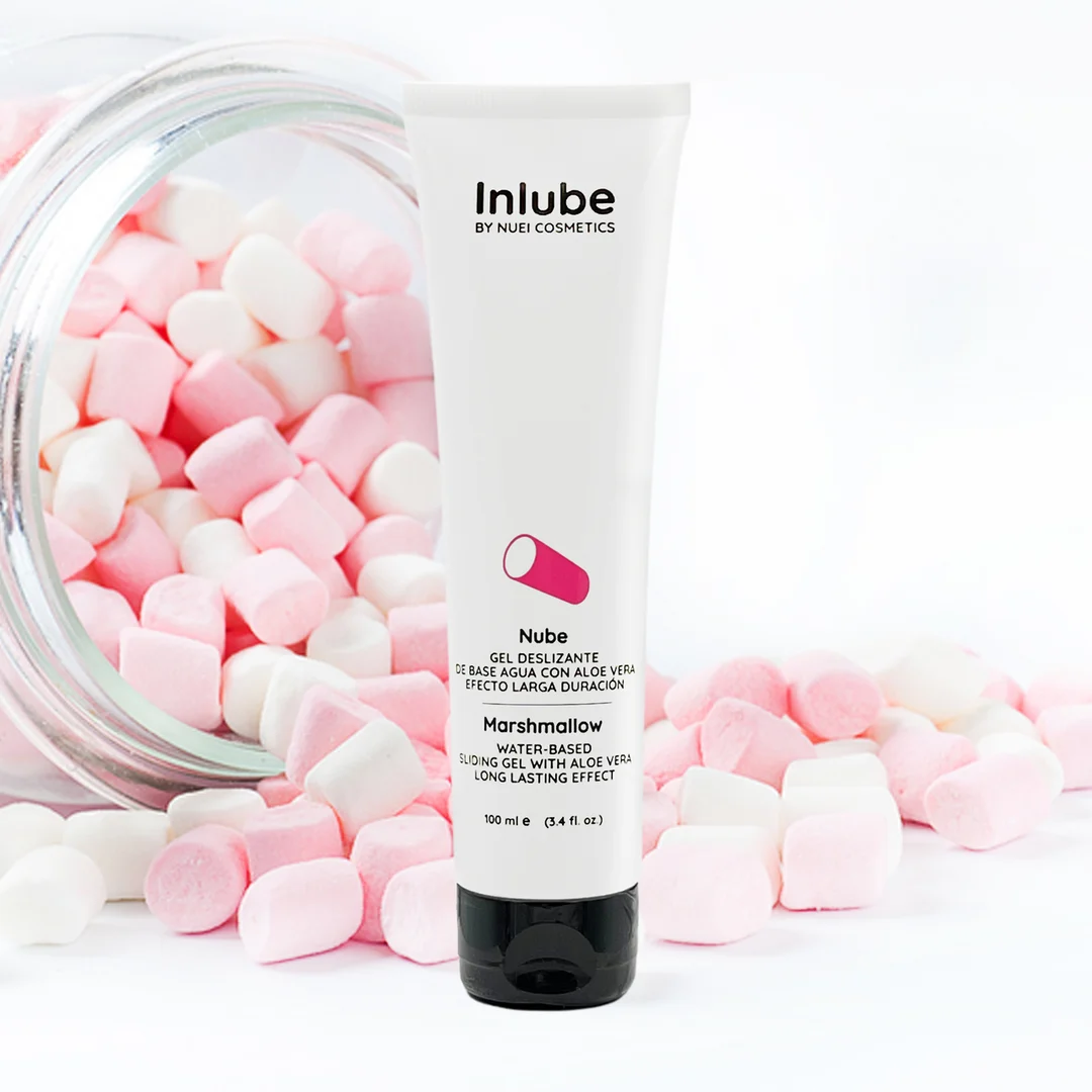 Nuei Gleitgel auf Wasserbasis mit Marshmallow Geschmack – Bild 2