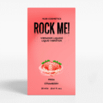 Nuei Rock Me! flüssiger Vibratorgel mit Erdbeere, 20 ml