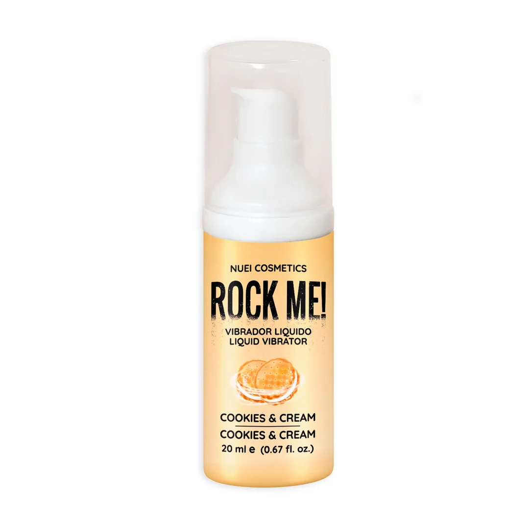 Nuei Rock Me! flüssiger Vibrator Cookies and Cream 20 ml – Bild 1