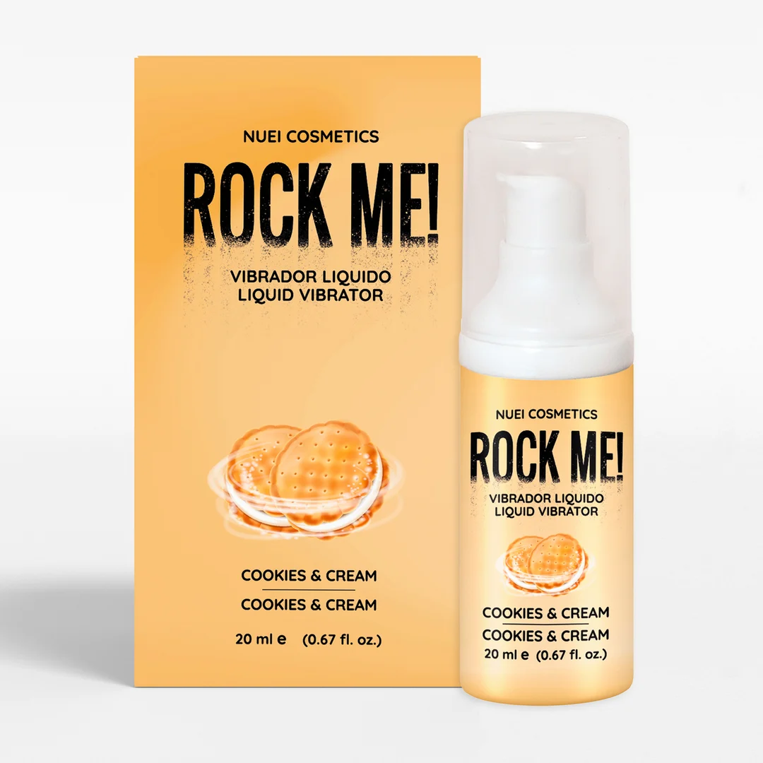 Nuei Rock Me! flüssiger Vibrator Cookies and Cream 20 ml – Bild 2