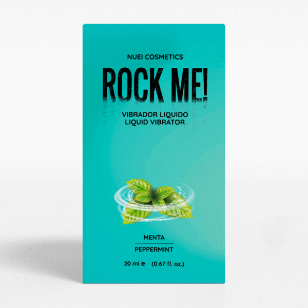 Nuei Rock Me flüssiger Vibrator mit Pfefferminze, 20 ml