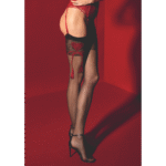 Sinnliche Strümpfe mit rotem Schleifendetail für einen verführerischen Dessous Look – Segreta – Bild 2