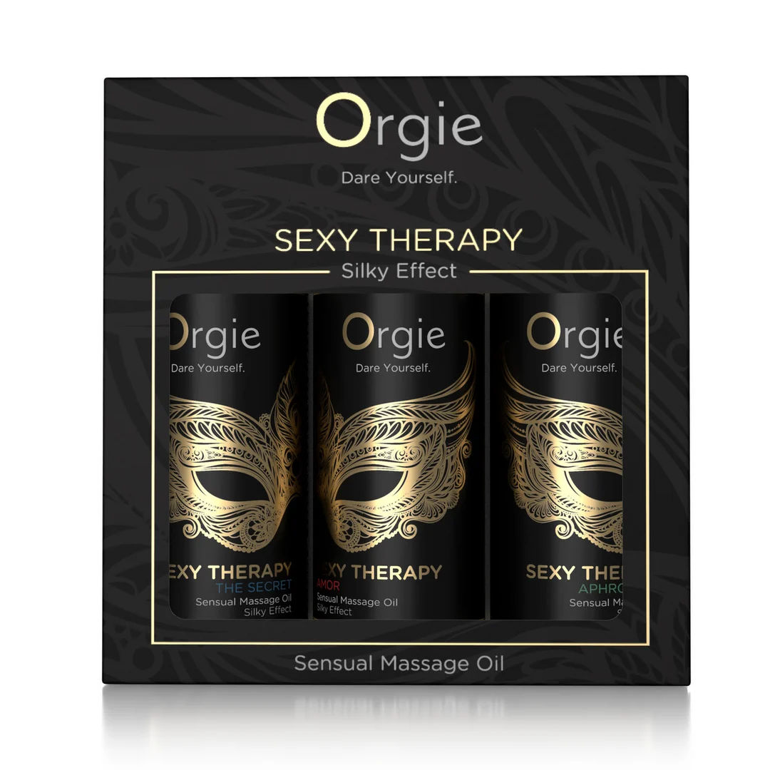 OR-17137 Erotisches Massageöl – Sexy Therapy sinnliches Massageöl Set in Minigröße – Geschlechtsneutral – Orgie – Bild 1
