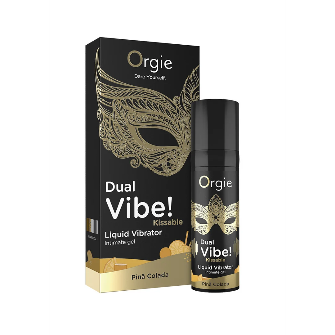 OR-17311-2 Orgie Dual Vibe! küssbares flüssiges Vibratorgel Pina Colada 15 ml – Bild 1