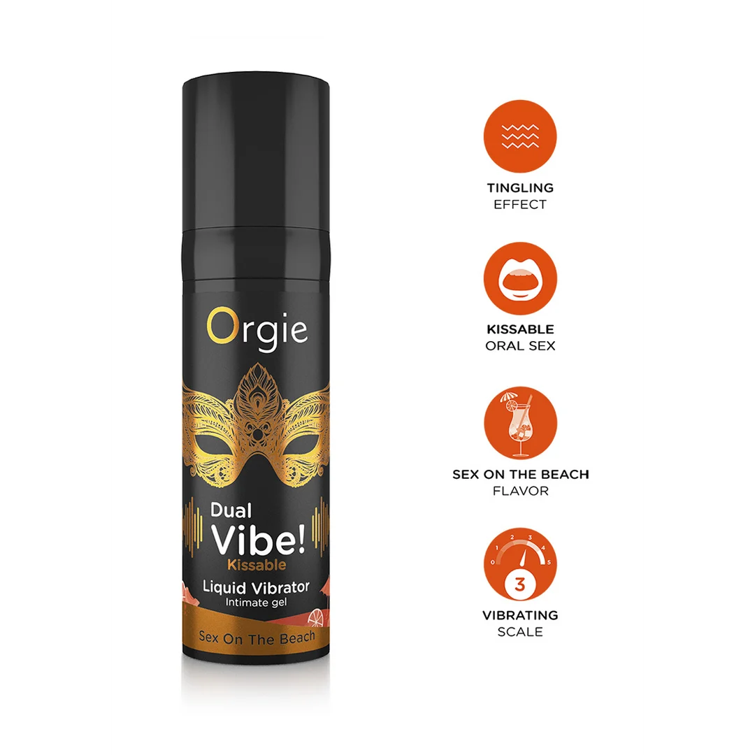 Orgie Dual Vibe! Sex On The Beach Vibrationsgel 15 ml – Bild 3