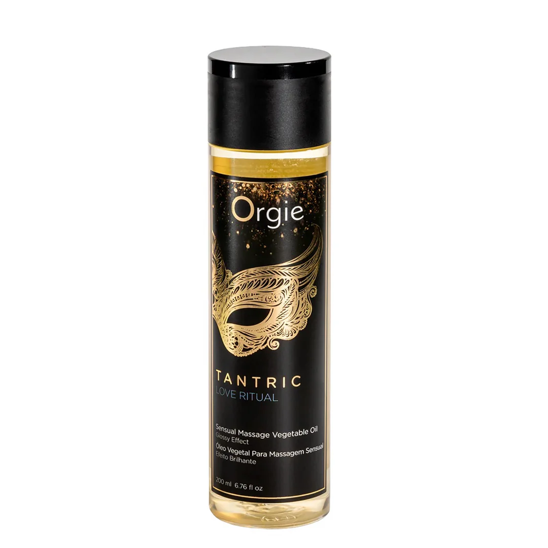 Orgie Tantrisches Liebesritual glitzerndes Massageöl 200 ml – Bild 2