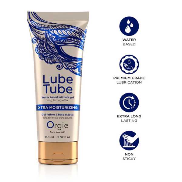 Orgie Lube Tube Xtra Gleitgel auf Wasserbasis, 150 ml