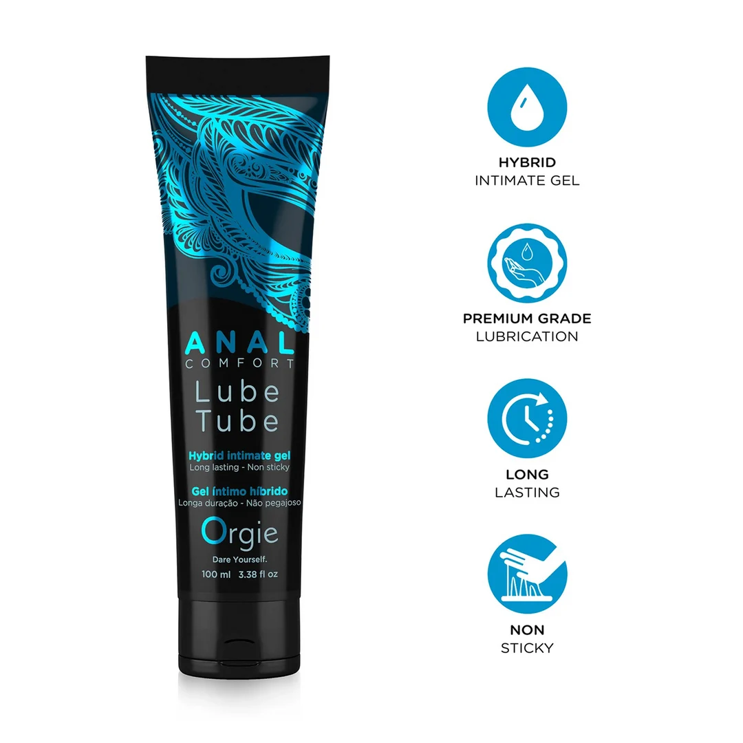 OR-21142-11 Anales Gleitgel, Hybridformel auf Wasser und Silikonbasis, unparfümiert, 100 ml, Orgie – Bild 1