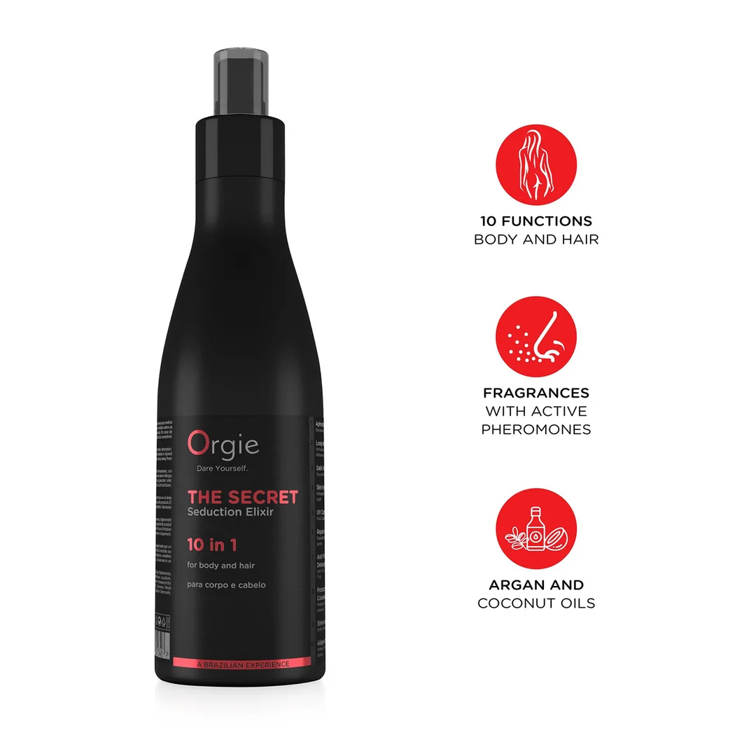 OR-21302-11 Orgie The Secret Seduction Elixir Haut und Haarlotion mit Pheromonen, 200 ml – Bild 1