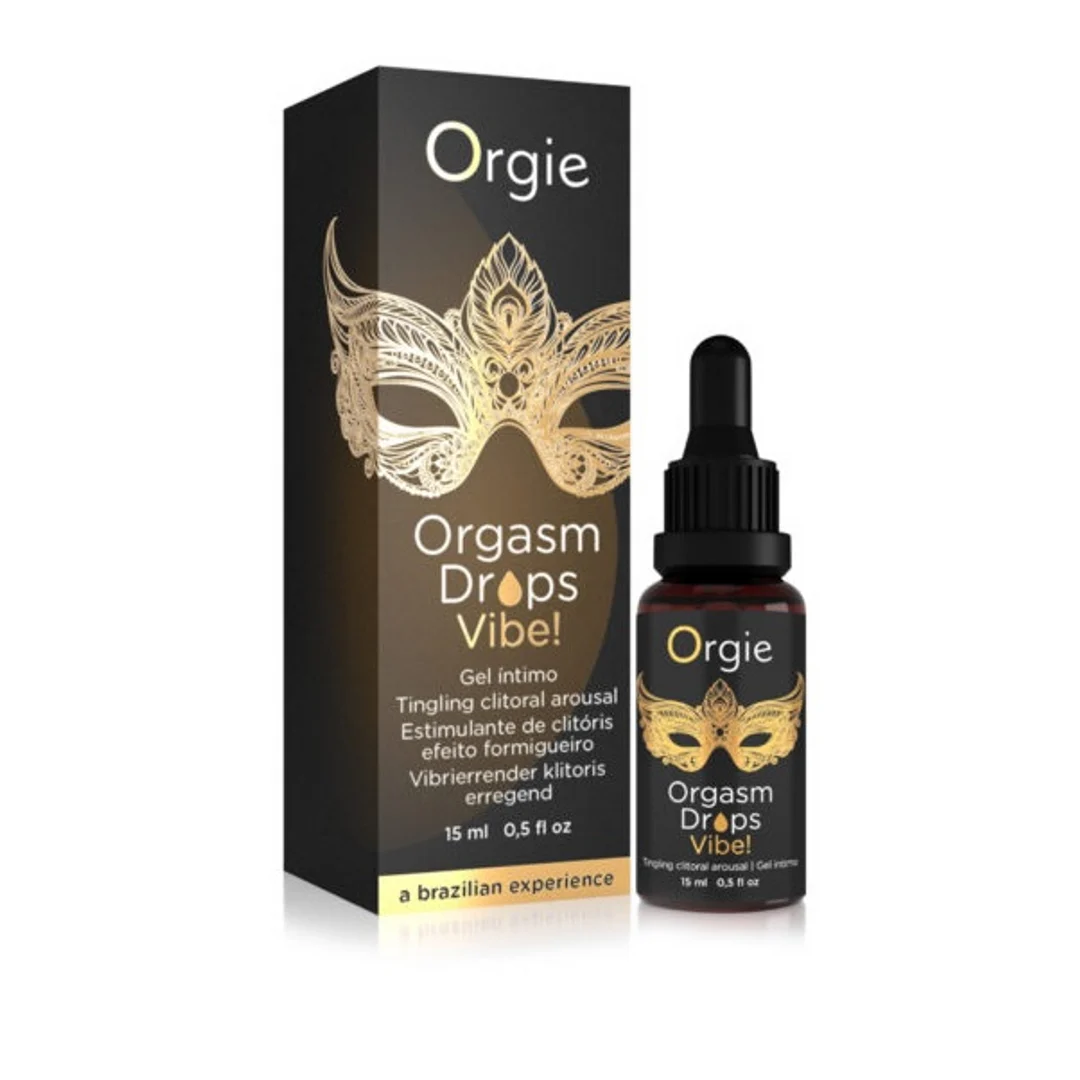 Orgie Orgasm Drops Vibe! stimulierende Tropfen, Pfirsich, 15 ml