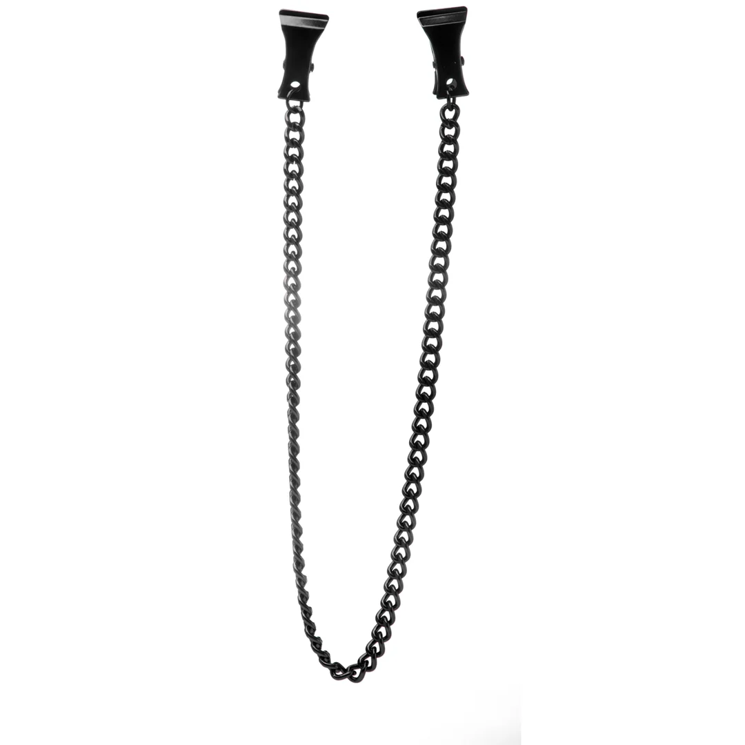 BDSM Nippelklemmen mit Kette – Kneifklemmen – Bild 2