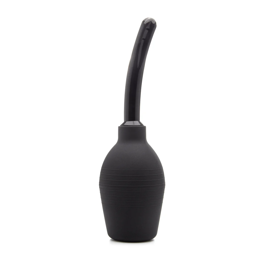 Analdusche – ergonomische Anal und Vaginaldusche mit weicher Kanüle – Ouch! by Shots – Schwarz – Bild 2