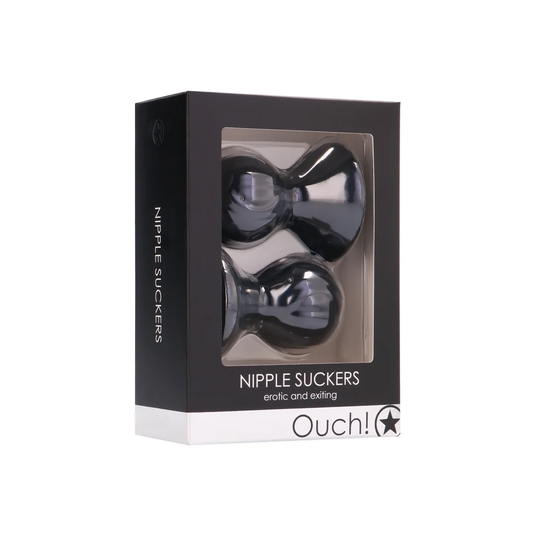 OU241BLK-2 Ouch! Silikon Brustwarzensauger – Bild 1