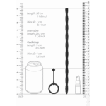 Ouch Silikon Plug und Cockring Set, schwarz – Bild 6