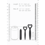 Harnröhren Dilatoren mit geschmeidiger Form – Silikon Dilator Set für die Vagina – Bild 5