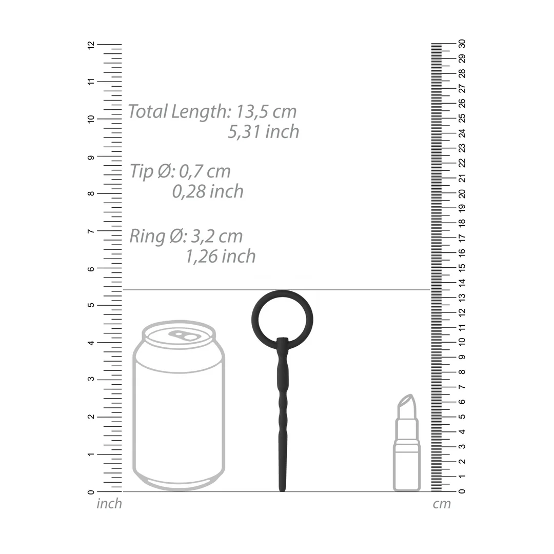 Penisplug mit praktischem O Ring – 0,3 / 7 mm – Bild 2