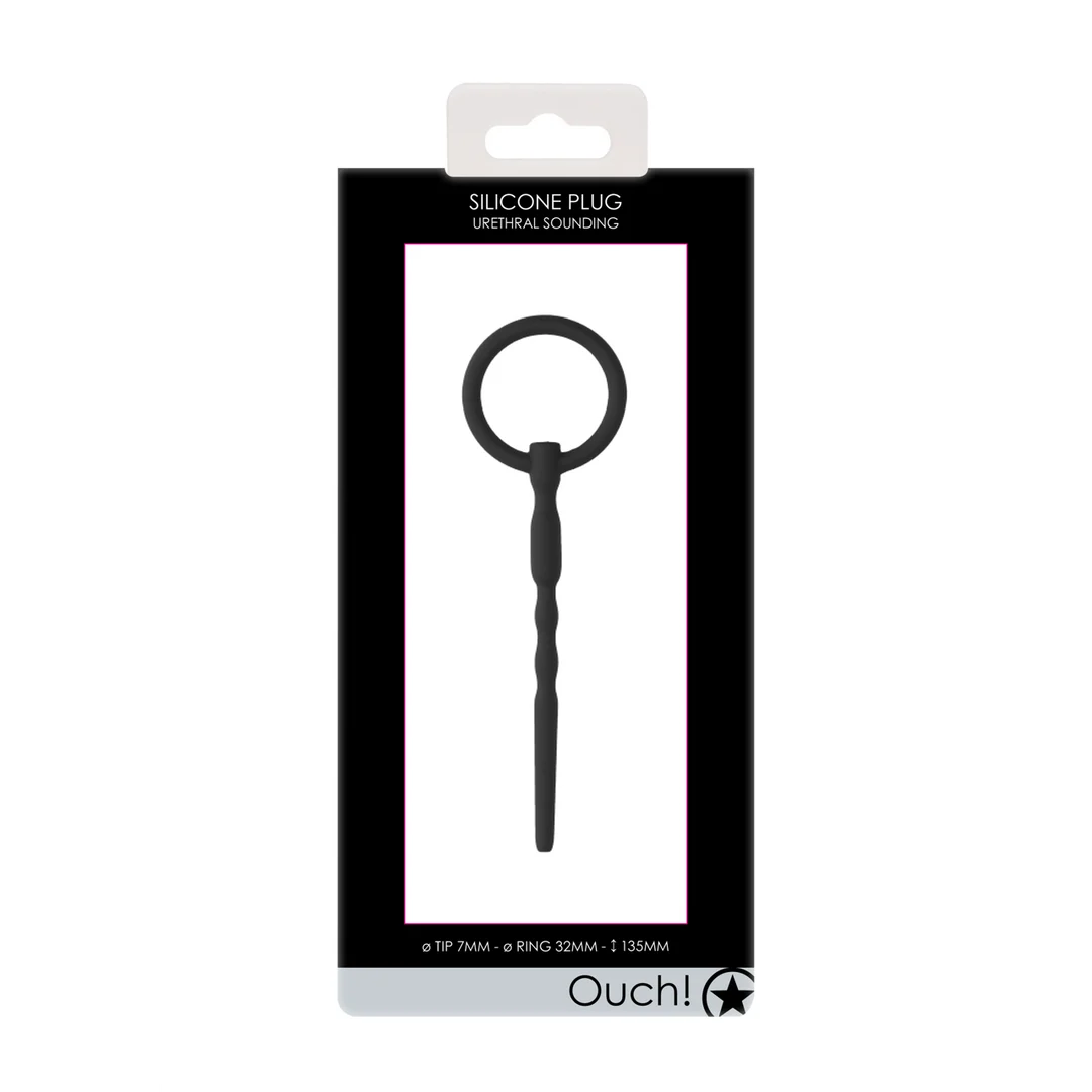 OU595-2 Penisplug mit praktischem O Ring – 0,3 / 7 mm – Bild 1