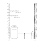Penisplug mit markanter Metalloptik – 0.2 / 6 mm – Bild 2
