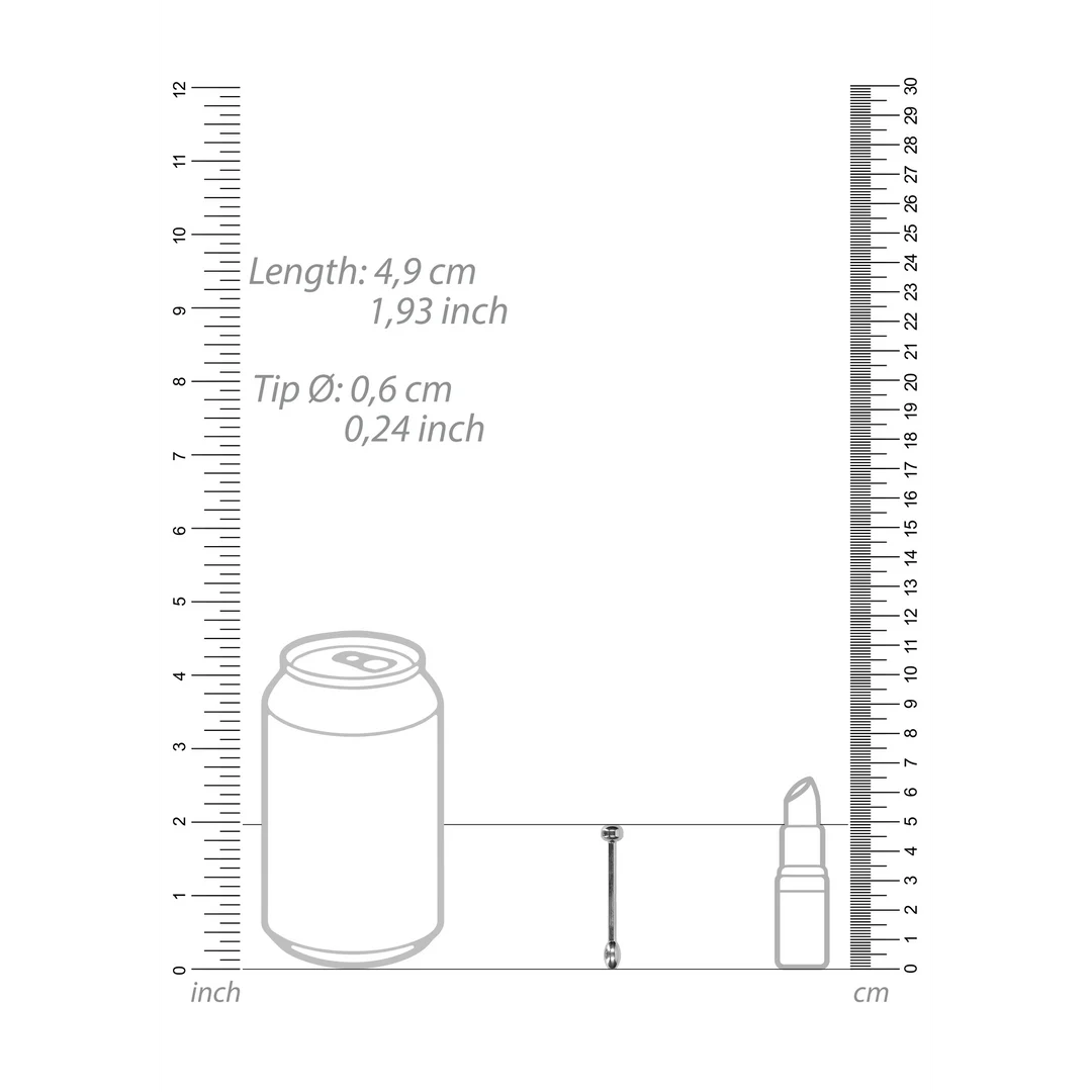 Penisplug mit markanter Metalloptik – 0.2 / 6 mm – Bild 2