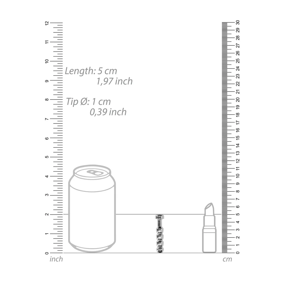 Penisplug mit Rillen – 0.4 / 10 mm – Bild 2