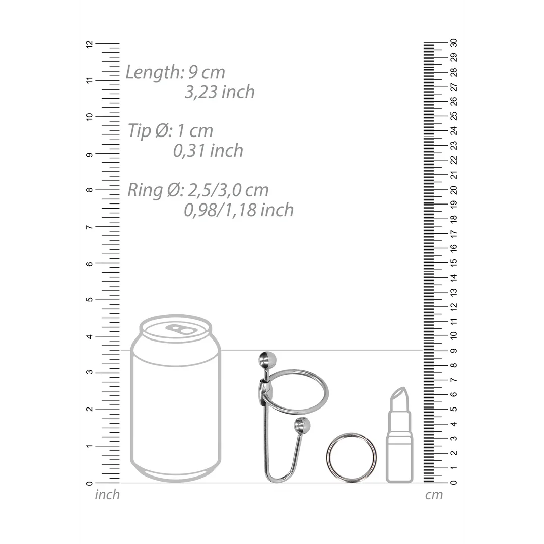 Penisplug mit O Ring – 0.4 / 10 mm – Bild 3