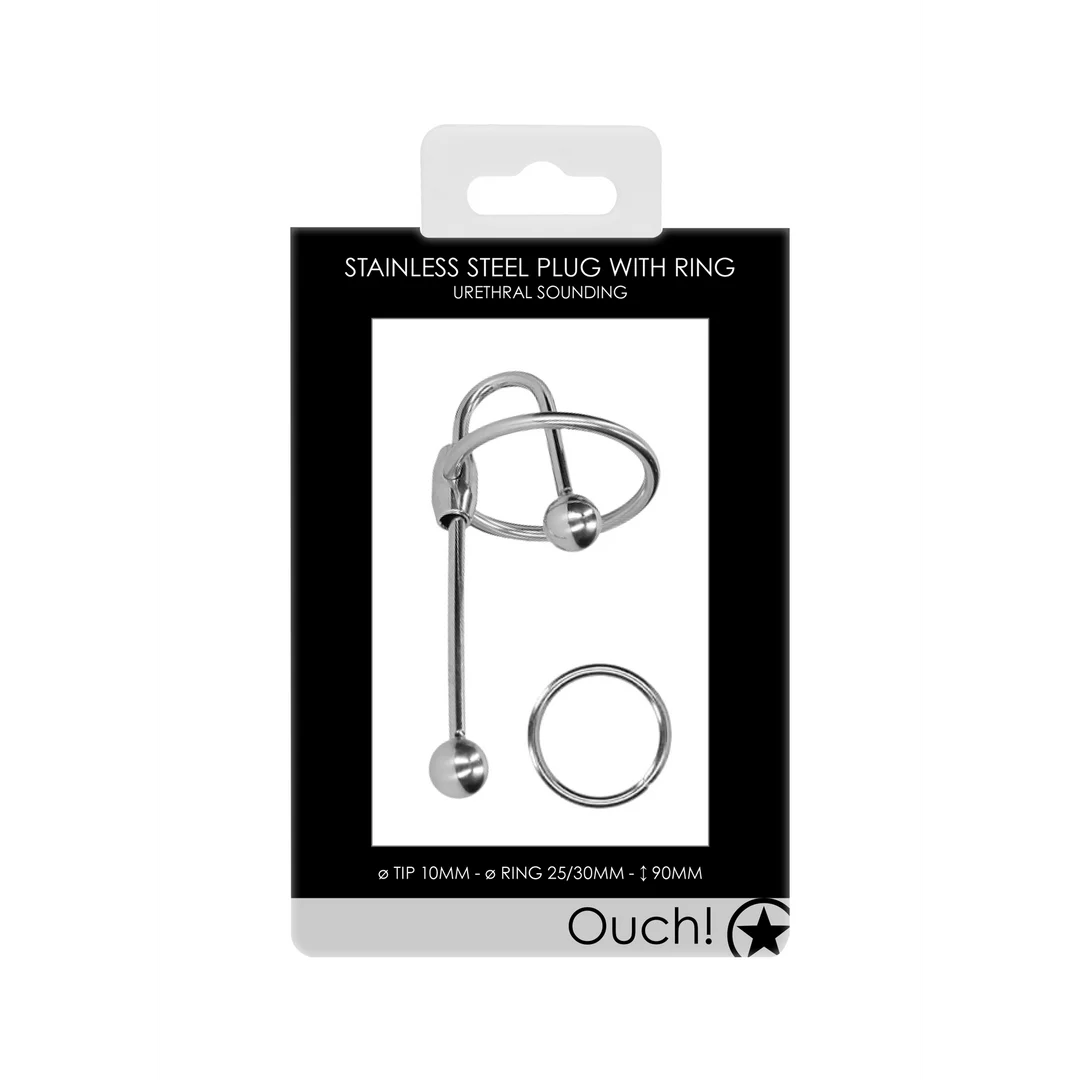 OU632-2 Penisplug mit O Ring – 0.4 / 10 mm – Bild 1