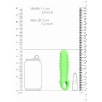 Penis Sleeve mit Leuchteffekt im Dunkeln – Glow in the Dark – Bild 4