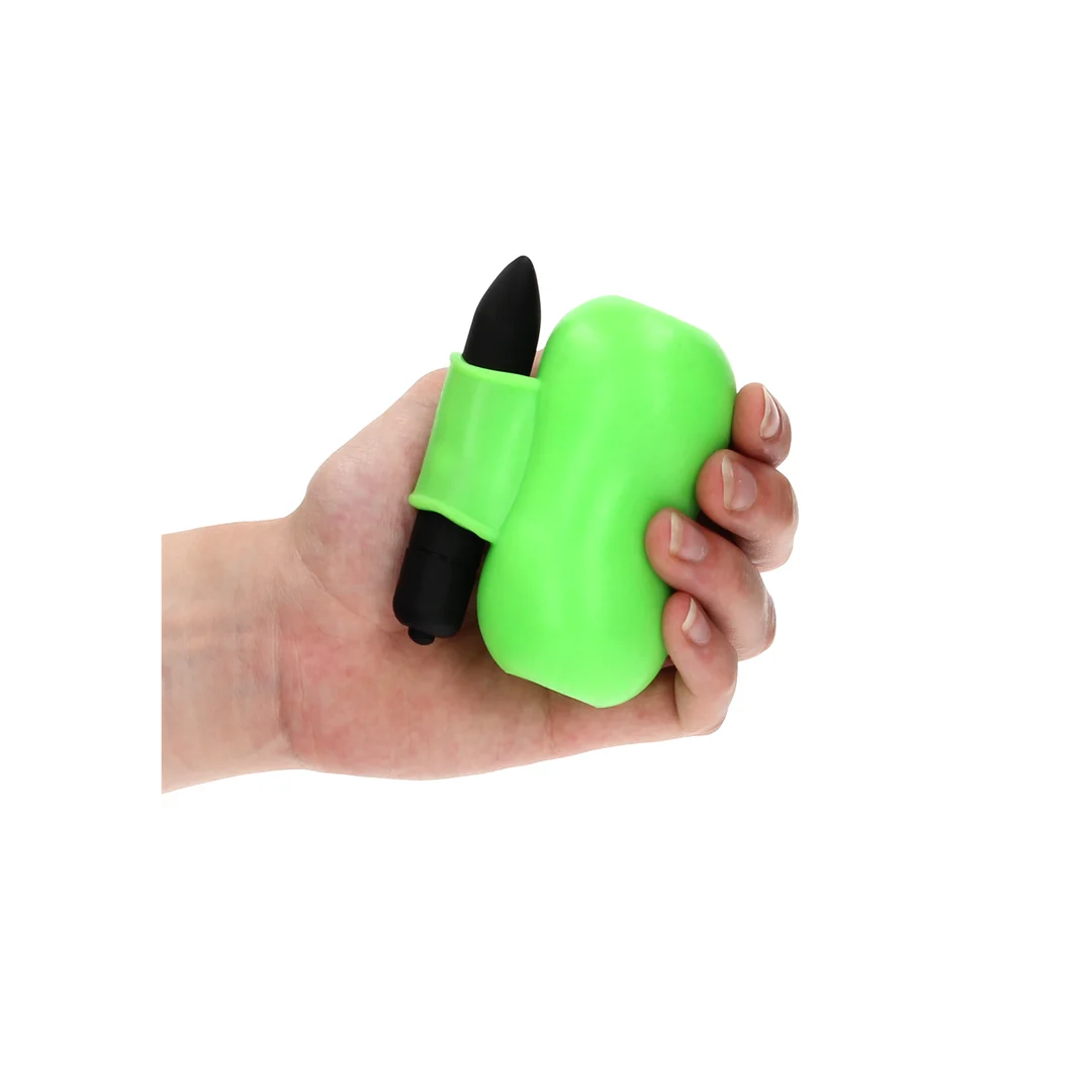 Ouch! Vibrationsmasturbator Glow in the Dark – Bild 5