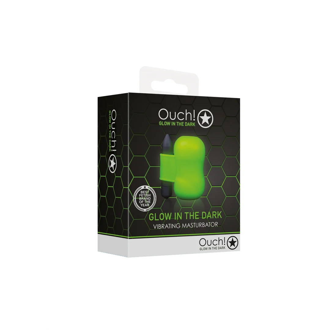 Ouch! Vibrationsmasturbator Glow in the Dark