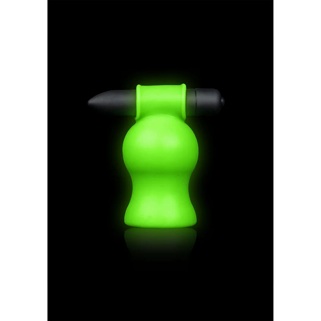 Ouch! Glow in the Dark vibrierender Masturbator in Kopfform – Bild 6