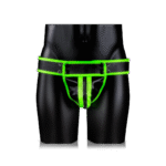 Glow in the Dark Jockstrap, sexy Herrenunterwäsche mit Bondage Flair – Ouch! – Bild 4