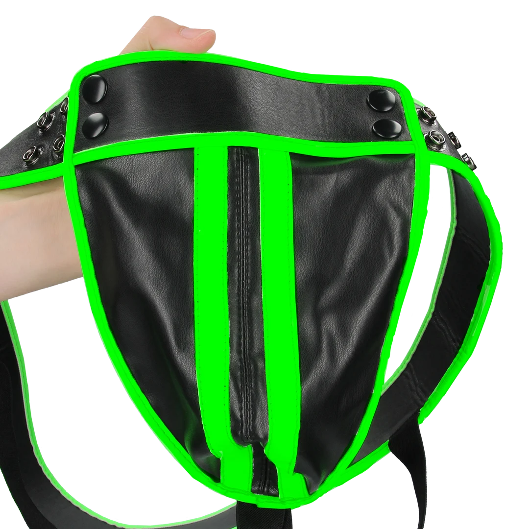 Glow in the Dark Jockstrap, sexy Herrenunterwäsche mit Bondage Flair – Ouch! – Bild 12