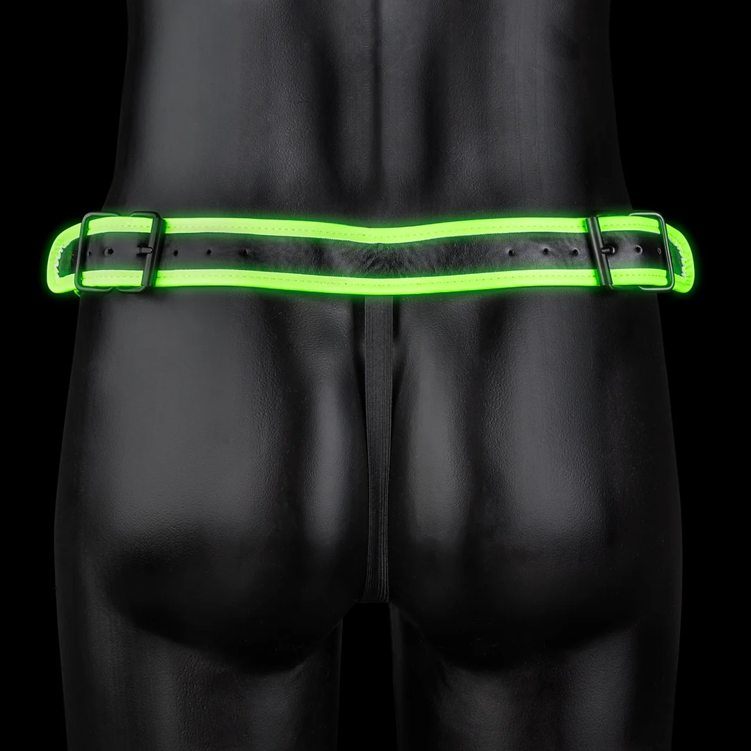 Ouch! Glow in the Dark Jockstrap mit Schnalle L/XL – Bild 3