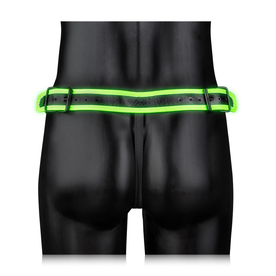 Ouch! Glow in the Dark Jockstrap mit Schnalle L/XL – Bild 5