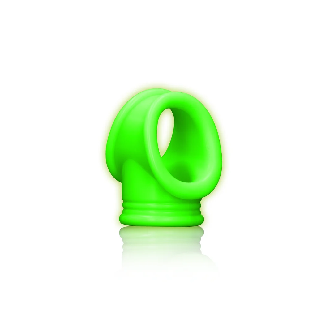 Cockring mit Hodenriemen – Glow in the Dark – Bild 3
